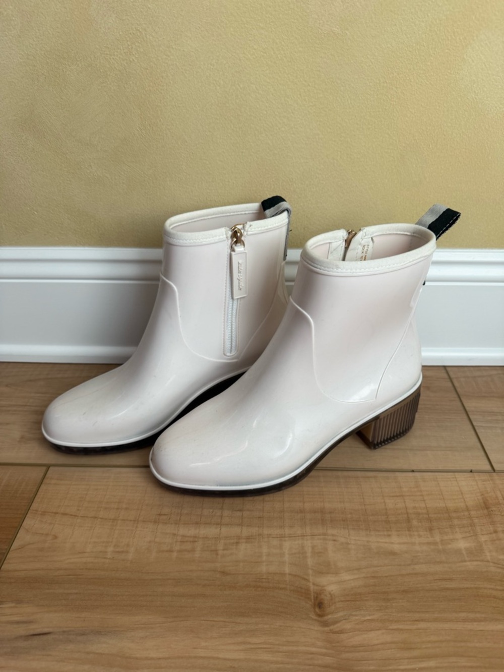 Kate Spade Puddle White Rain Boots